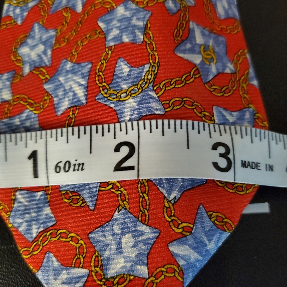Authentic Chanel Tie - image 5